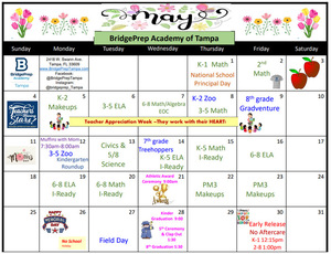 ✨ May 2025 calendar for all the events! ✨ Have a wonderful Summer Bulldogs! 